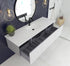 Laviva Vitri 66" Cloud White Single Sink Wall Hung Bathroom Vanity Cabinet | 313VTR-66