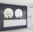 Laviva Vitri 72" Double Bathroom Vanity & Sinks in White | 313VTR-72DCW