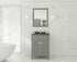 Laviva Wimbledon 24" Bathroom Vanity Set w/ Sink in Gray | 313YG319-24G