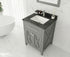 Laviva Wimbledon 24" Bathroom Vanity Set w/ Sink in Gray | 313YG319-24G