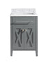 Laviva Wimbledon 24" Bathroom Vanity Set w/ Sink in Gray | 313YG319-24G