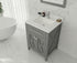 Laviva Wimbledon 24" Bathroom Vanity Set w/ Sink in Gray | 313YG319-24G