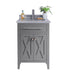 Laviva Wimbledon 24" Bathroom Vanity Set w/ Sink in Gray | 313YG319-24G