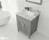 Laviva Wimbledon 24" Bathroom Vanity Set w/ Sink in Gray | 313YG319-24G