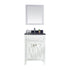 Laviva Wimbledon 24" Bathroom Vanity Set w/ Sink in White | 313YG319-24W