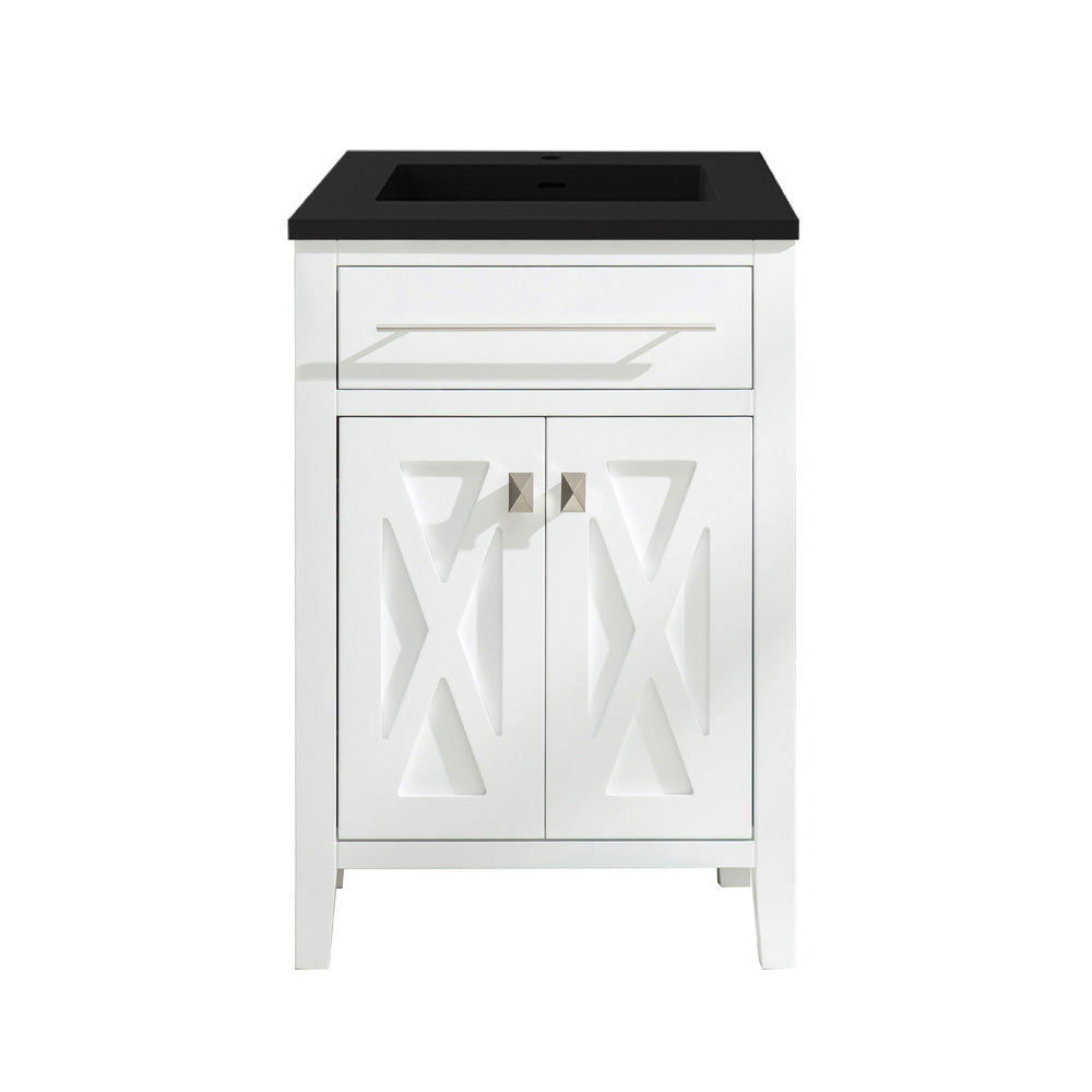 Laviva Wimbledon 24" Bathroom Vanity Set w/ Sink in White | 313YG319-24W