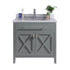 Laviva Wimbledon 36" Bathroom Vanity Set w/ Sink in Gray | 313YG319-36G