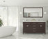 Laviva Wimbledon 60" Double Bathroom Vanity & Sinks in Brown | 313YG319-60B