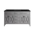 Laviva Wimbledon 60" Double Bathroom Vanity & Sinks in Gray | 313YG319-60G