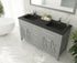 Laviva Wimbledon 60" Double Bathroom Vanity & Sinks in Gray | 313YG319-60G