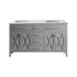 Laviva Wimbledon 60" Double Bathroom Vanity & Sinks in Gray | 313YG319-60G