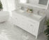 Laviva Wimbledon 60" Double Bathroom Vanity & Sinks in White | 313YG319-60W