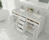 Laviva Wimbledon 60" Brown Double Sink Bathroom Vanity Cabinet | 313YG319-60