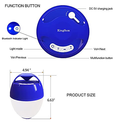 Hot Tub 360° Speaker & Light