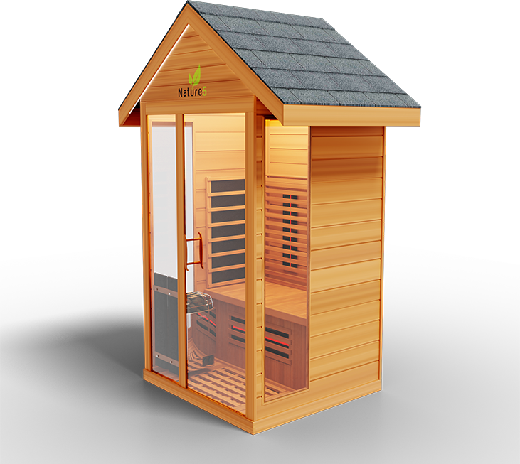 Medical Saunas "Nature 5" Outdoor Hybrid Sauna (infrared+traditional)