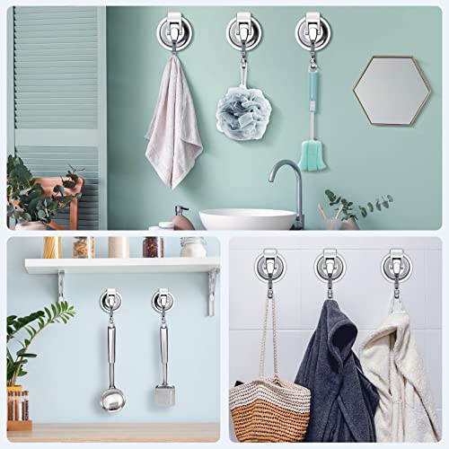 Heavy Duty Suction Cup Hooks for shower (2Pack)