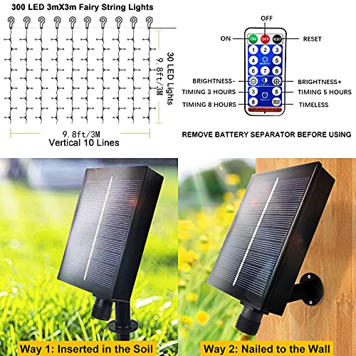 Curtain Lights (Solar) Waterproof Outdoor/Indoor