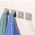 Heavy Duty Adhesive Shower Hooks for Towels (4 Pack)