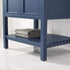 Vinnova Florence 30" Bathroom Vanity Set in Royal Blue w/ Carrara White Marble Countertop | 713030-RB-CA