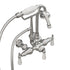 Cambridge Plumbing CAM684BTW Wall Mount Faucet w/ Hand Held Shower for Clawfoot Tub