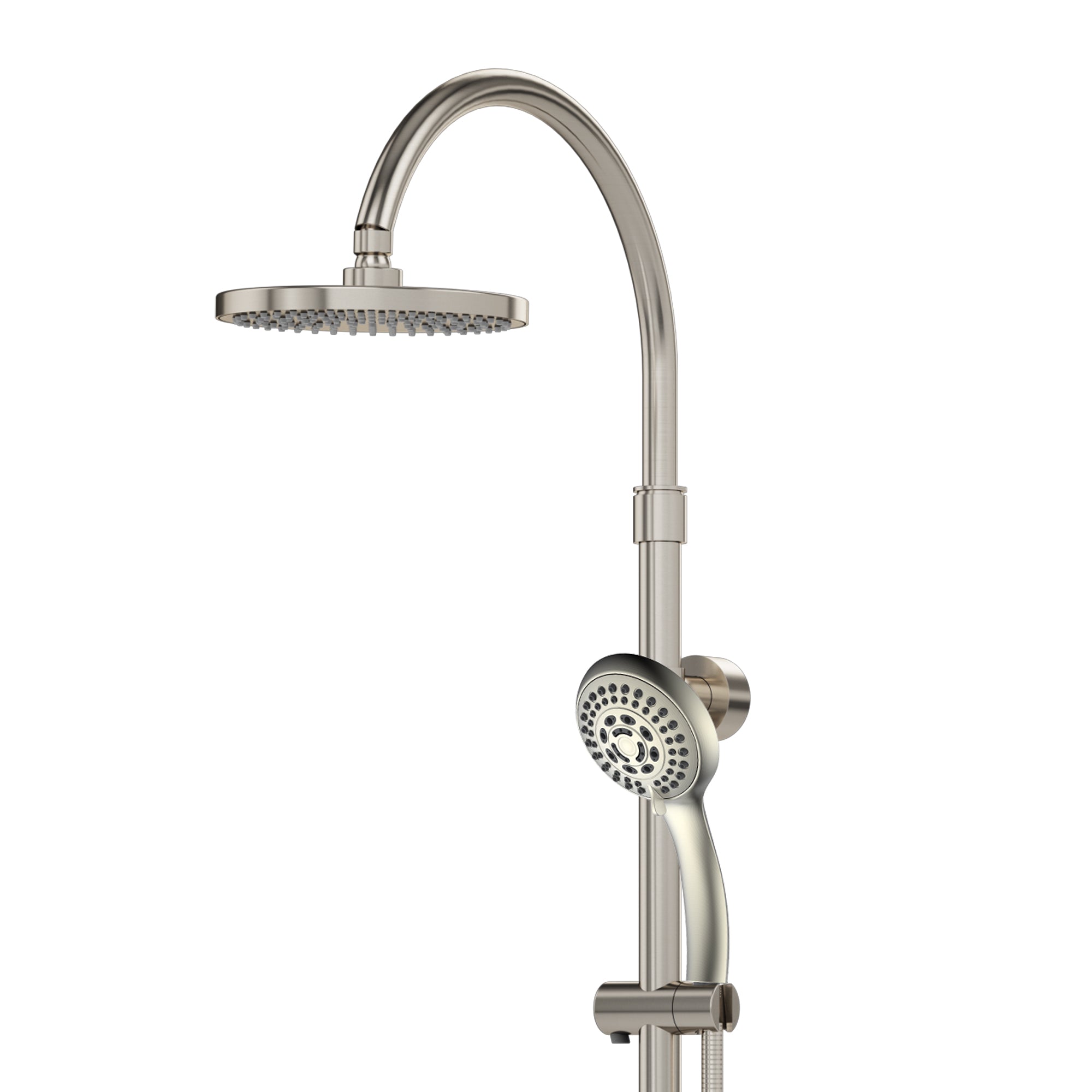 PULSE ShowerSpas Brushed Nickel Shower System - Riviera Shower System