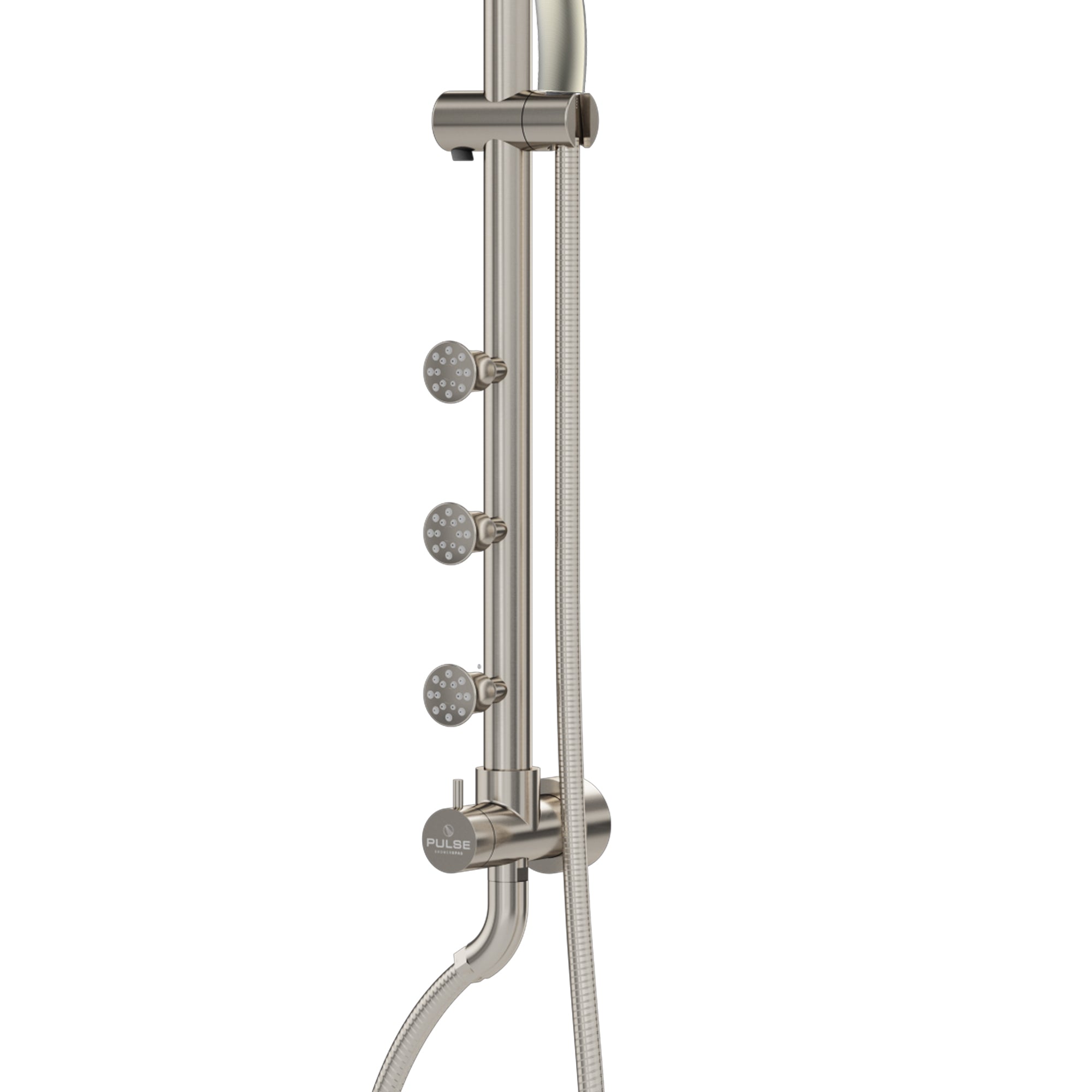 PULSE ShowerSpas Brushed Nickel Shower System - Riviera Shower System