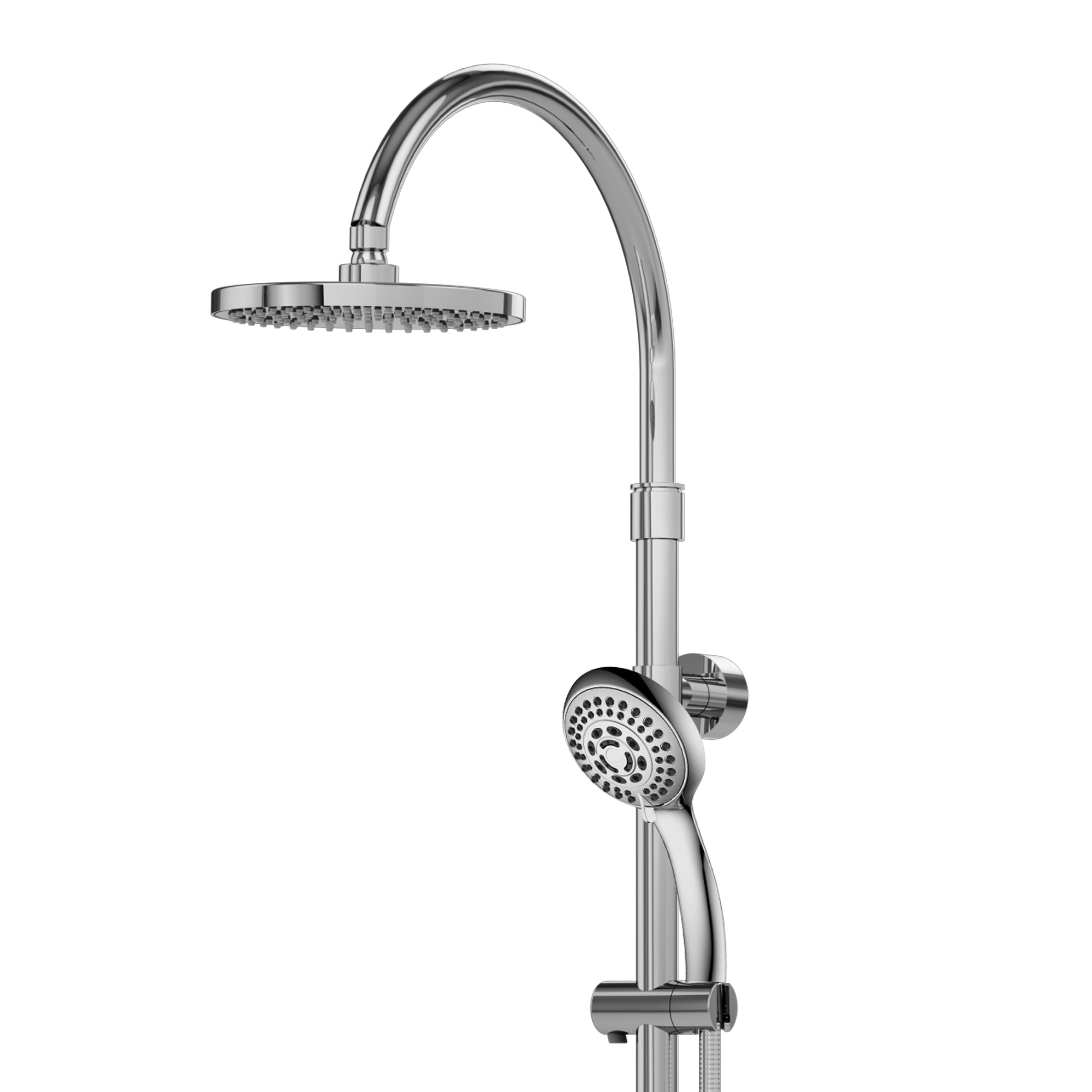 PULSE ShowerSpas Brushed Nickel Shower System - Riviera Shower System