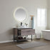 Vinnova Murcia 36" Bathroom Vanity Set in Mexican Oak w/ White Composite Grain Stone Countertop & vessel sink | 701336-MXO-GW