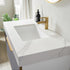 Vinnova Alicante 36" Bathroom Vanity Set in Grey w/ White Sintered Stone Countertop & Under-mount Sink | 701436-MG-SMB