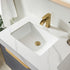 Vinnova Alicante 48" Bathroom Vanity Set in Grey w/ White Sintered Stone Countertop & Under-mount Sink | 701448M-MG-SMB