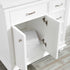 Vinnova Charlotte 36" Bathroom Vanity Set in White w/ Carrara Quartz Stone Top | 735036-WH-CQS