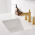 Vinnova Charlotte 48" Bathroom Vanity Set in Green w/ Carrara White Composite Stone Countertop | 735048-FG-CQS