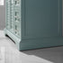 Vinnova Lorna 36" Bathroom Vanity Set in Green & Composite Carrara White Stone Countertop | 783036-FG-WS