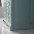 Vinnova Lorna 48" Bathroom Vanity Set in Green & Composite Carrara White Stone Countertop | 783048-FG-WS