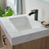 Vinnova Alistair 24" Bathroom Vanity Set in American Oak w/ White Grain Stone Countertop | 789024B-NO-GW