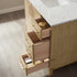 Vinnova Zaragoza 36" Bathroom Vanity Set in Ash Wood w/ White Composite Grain Stone Countertop | 799036-WA-GW
