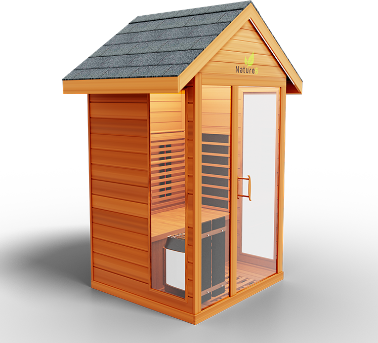 Medical Saunas "Nature 6" Outdoor Hybrid Sauna (infrared+traditional)