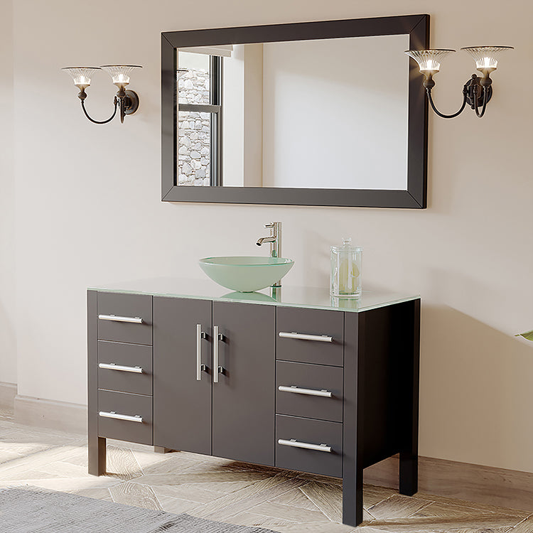 Cambridge Plumbing 48" Complete Bathroom Vanity Set Counter & Sink
