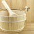 Sauna Bucket, Ladle & Wooden Spoon