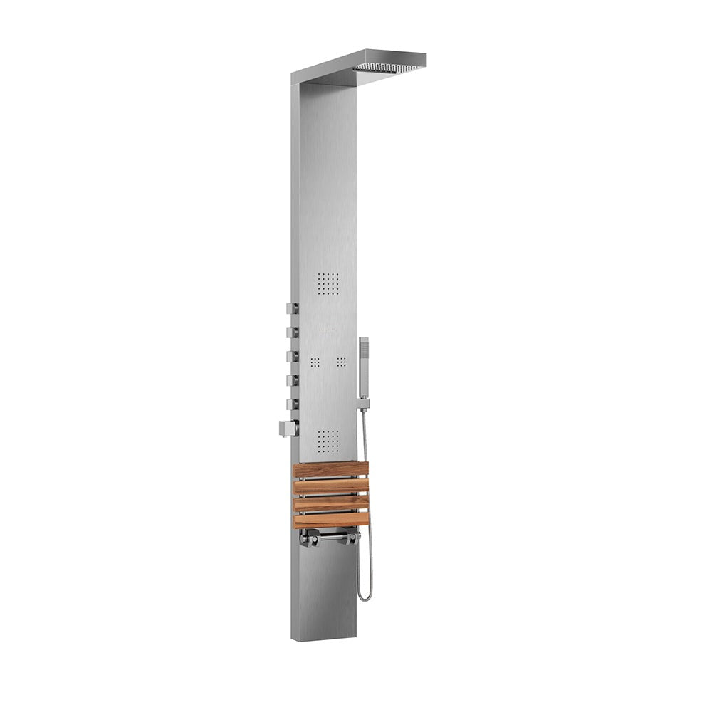Pulse ShowerSpas 1035 Oahu ShowerSpa - Brushed Stainless Steel