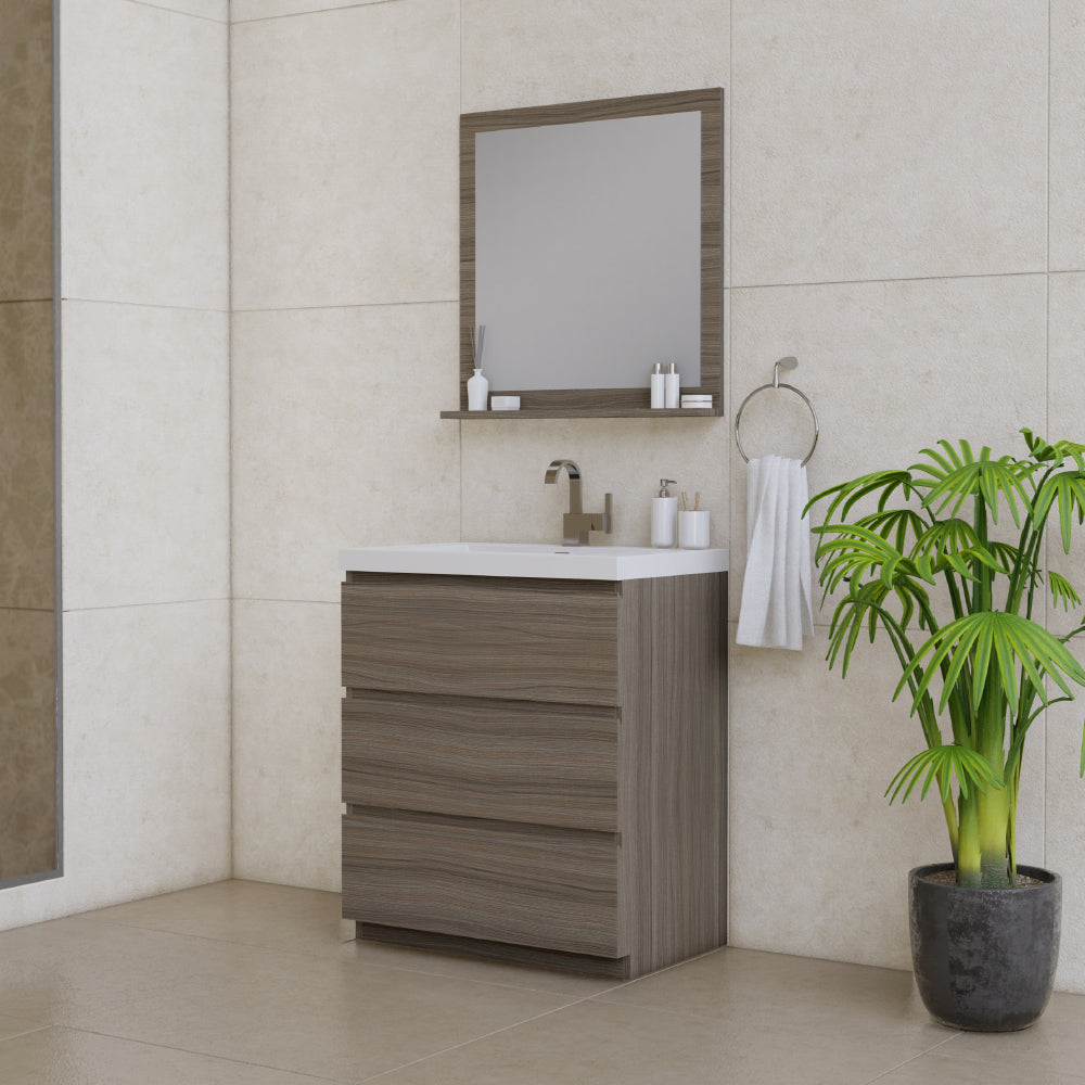 Alya Bath Paterno 30" Modern Freestanding Bathroom Vanity | AB-MOA30