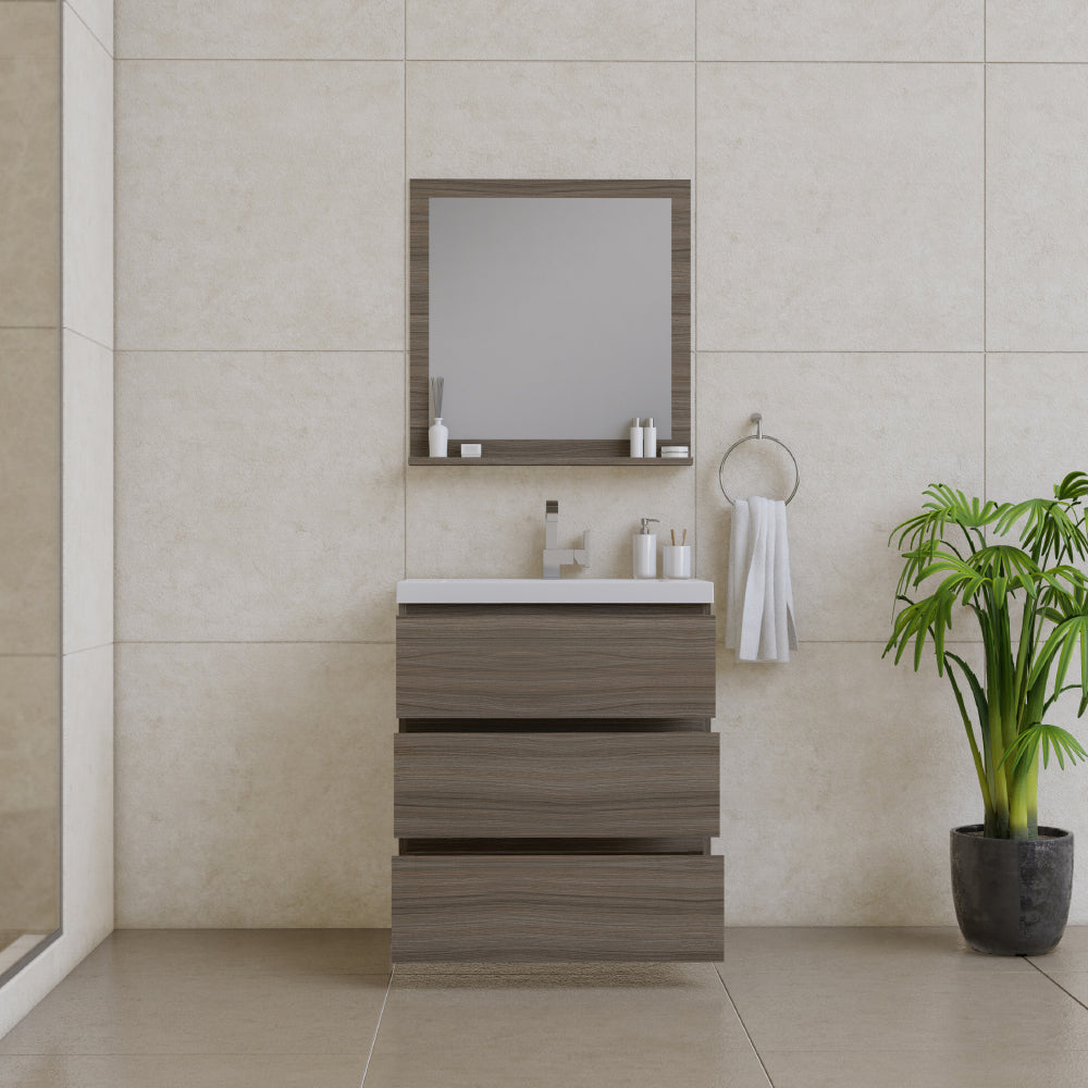 Alya Bath Paterno 30" Modern Freestanding Bathroom Vanity | AB-MOA30