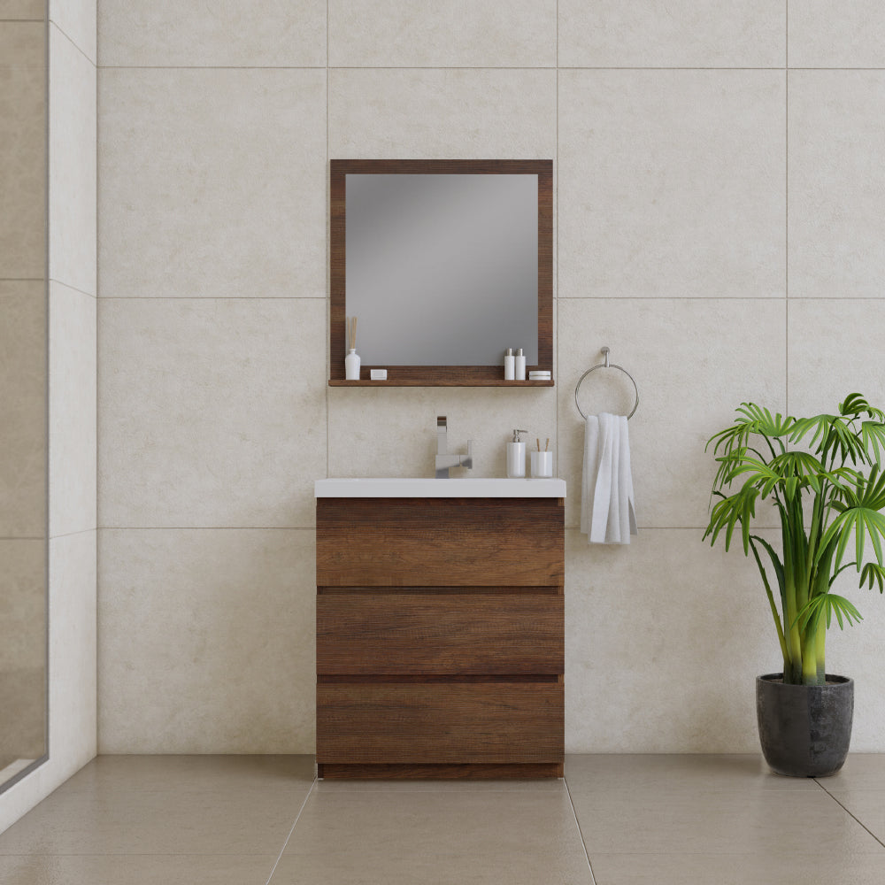 Alya Bath Paterno 30" Modern Freestanding Bathroom Vanity | AB-MOA30
