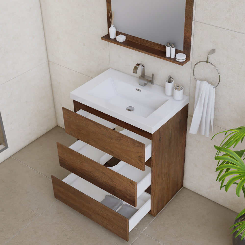 Alya Bath Paterno 30" Modern Freestanding Bathroom Vanity | AB-MOA30