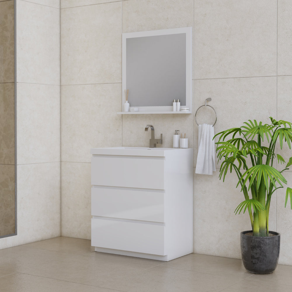 Alya Bath Paterno 30" Modern Freestanding Bathroom Vanity | AB-MOA30