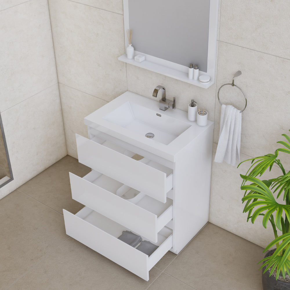 Alya Bath Paterno 30" Modern Freestanding Bathroom Vanity | AB-MOA30