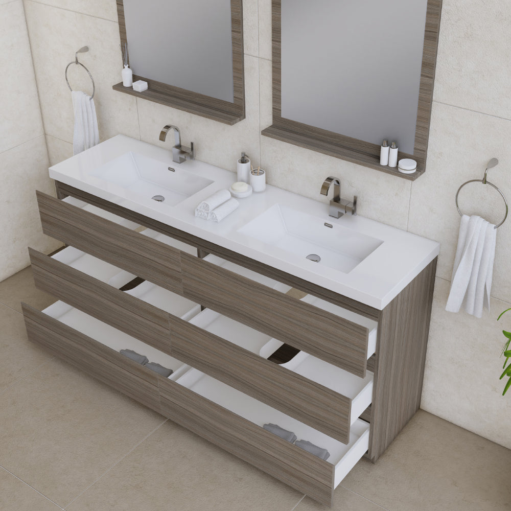 Alya Bath Paterno 72" Modern Freestanding Bathroom Vanity | AB-MOA72D