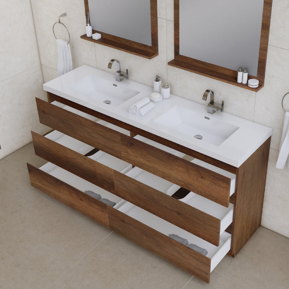 Alya Bath Paterno 72" Modern Freestanding Bathroom Vanity | AB-MOA72D