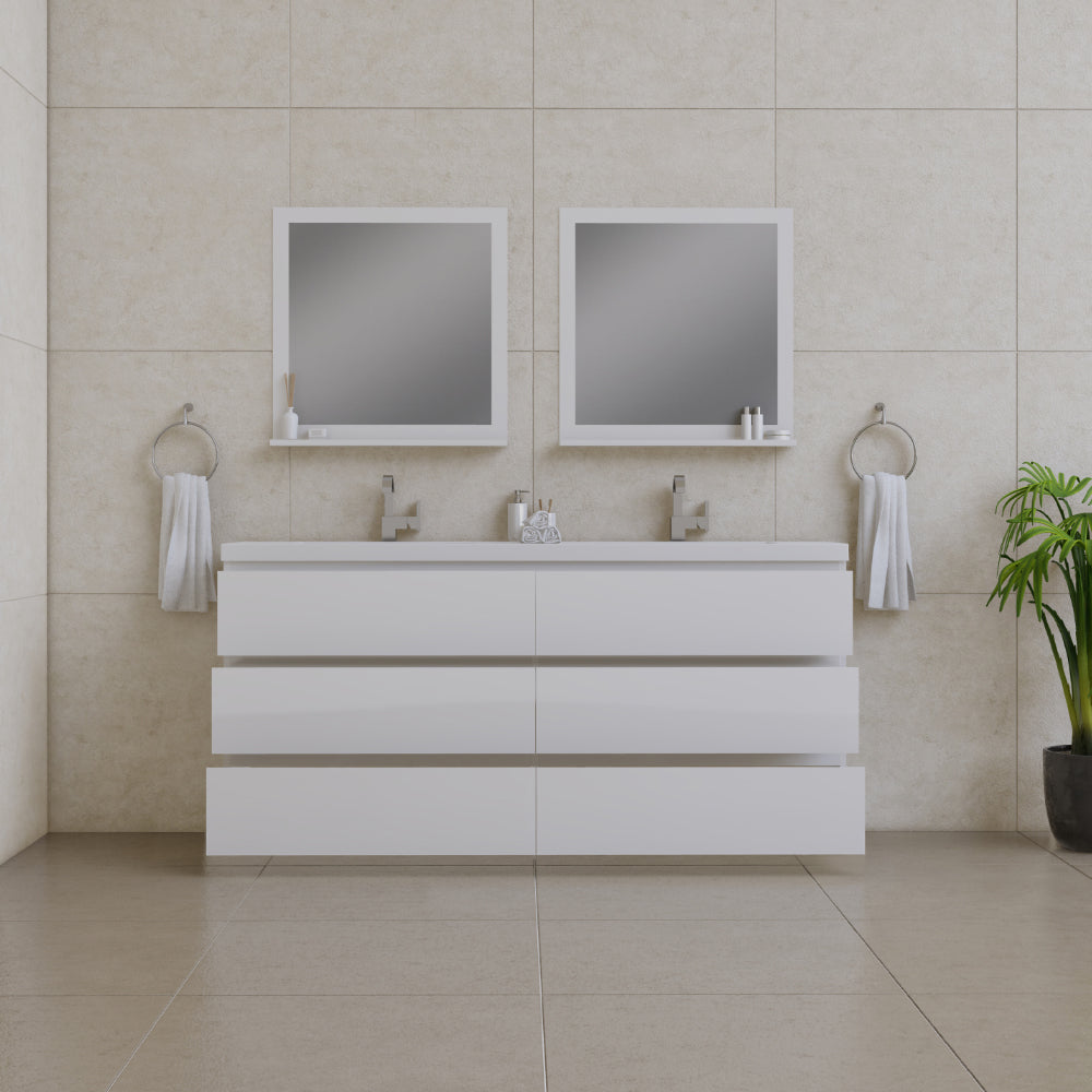 Alya Bath Paterno 72" Modern Freestanding Bathroom Vanity | AB-MOA72D