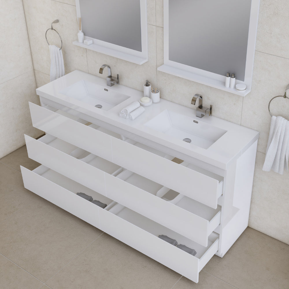 Alya Bath Paterno 72" Modern Freestanding Bathroom Vanity | AB-MOA72D